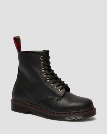 Dr Martens 1460 Chinese New Year Leather Šnurovacie Čižmy Damske Čierne | 3027-ZJEUM